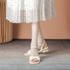 ZHR方头凉鞋名媛小香风女2023新款复古优雅女单鞋通勤轻便时装鞋 商品缩略图6