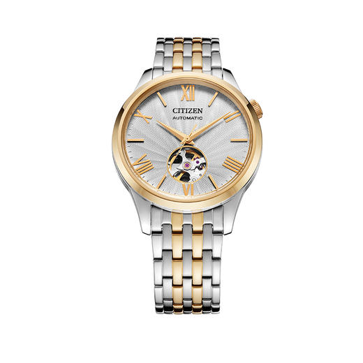 西铁城/CITIZEN经典商务休闲机械透底钢带男表NH9136-88A 商品图1