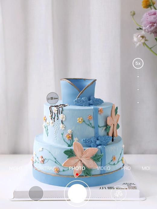 旗袍蛋糕（图片是8+6效果图，可做单层，提前2天预定） 商品图2