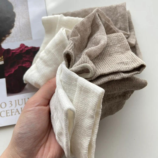 汉麻防晒袖套，夏季防晒袖薄款 透气凉感 纯麻感受自然 尽显气质，巨舒适，巨百搭 商品图4