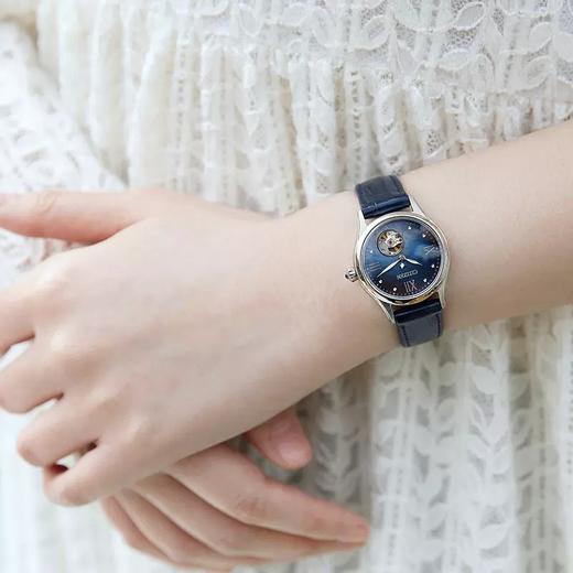 西铁城/CITIZEN时尚休闲镂空皮带机械女表PR1041-18N 商品图2