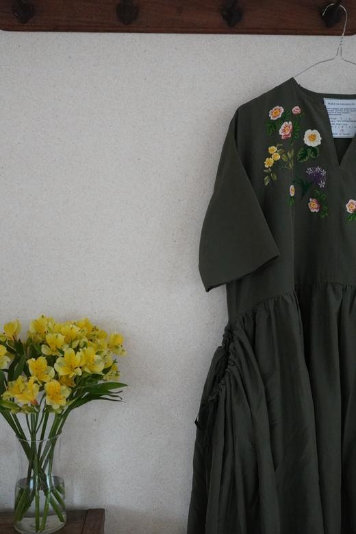 ECOLE DE CURIOSITES 丝棉府绸刺绣连衣裙(Limited series) 商品图6