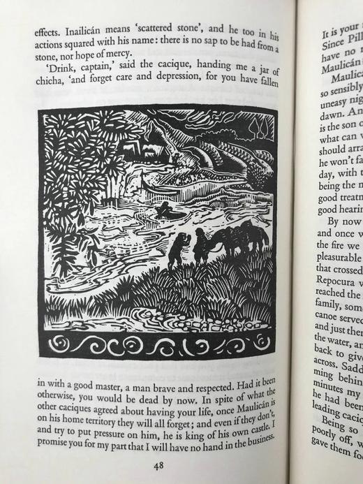 努涅斯《快乐的俘虏》 约20幅版画插图 精装大32开带书匣 商品图14