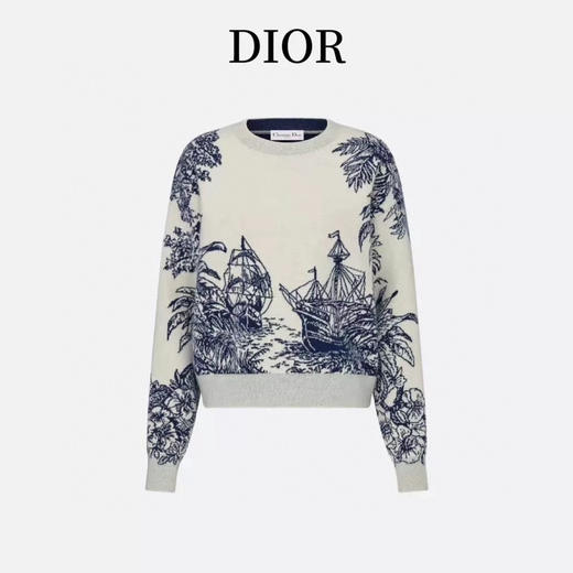 提花针织毛衣。自己备注号码 商品图1