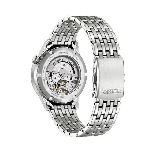 西铁城/CITIZEN经典商务休闲机械透底钢带男表NH9130-84A 商品图4