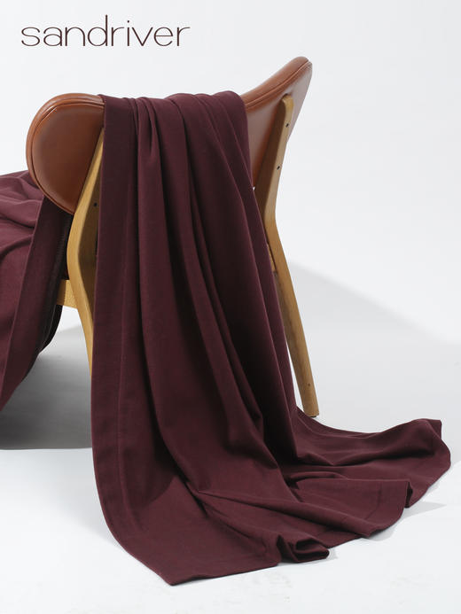 羊绒折边绣花毯 SJF95P722B 商品图5