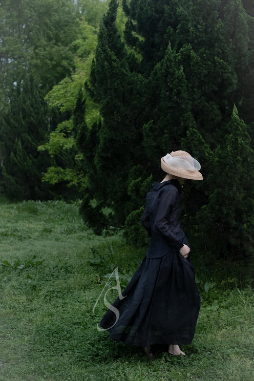 Kreuzzz 原色ELIZABETH不规则网纱圆顶草帽 商品图9