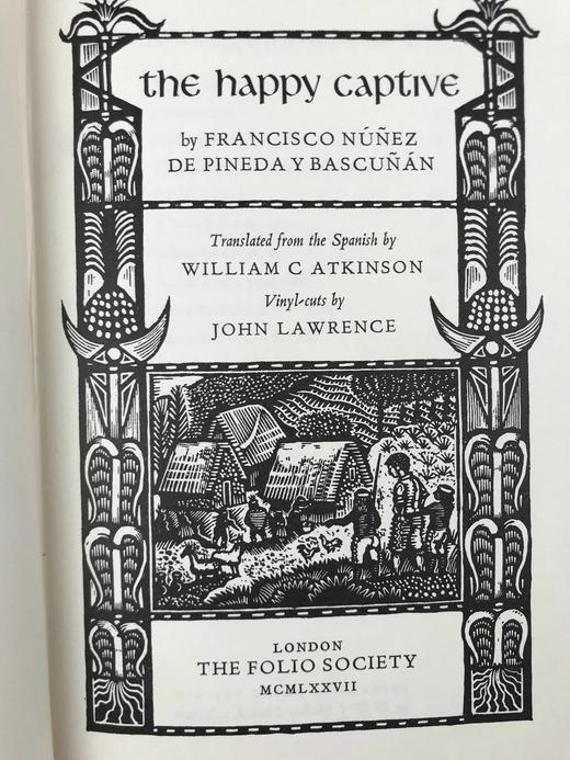 努涅斯《快乐的俘虏》 约20幅版画插图 精装大32开带书匣 商品图2