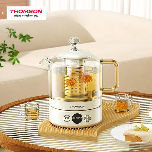 【直发】汤姆逊THOMSON-煮茶器0.9L（多功能）C-T0622 商品图2