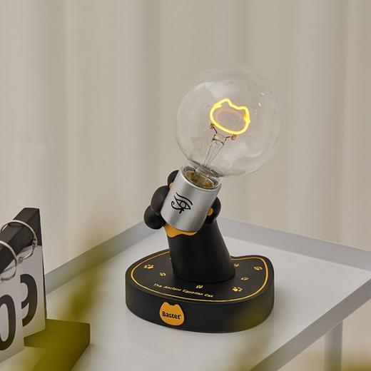 大英博物馆盖亚·安德森猫和她的朋友们系列 巴斯特萌猫举手手潮玩小台灯 商品图2