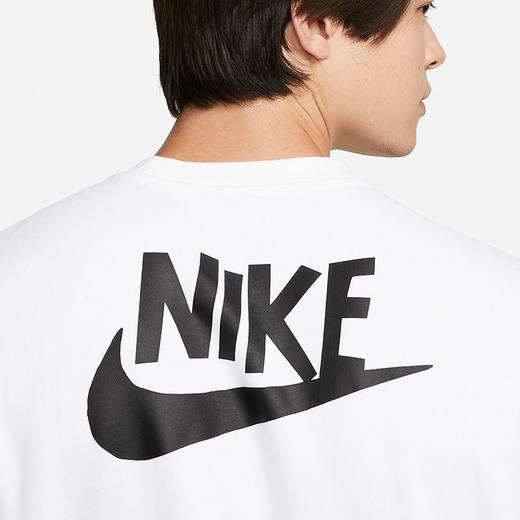 Nike/耐克加绒卫衣男装冬新款运动太阳花休闲套头衫DQ4073-100 商品图3