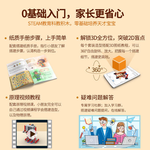 2023版小小机器人 致砖 STEM电动科教拼搭编程玩具（升级版） 商品图3
