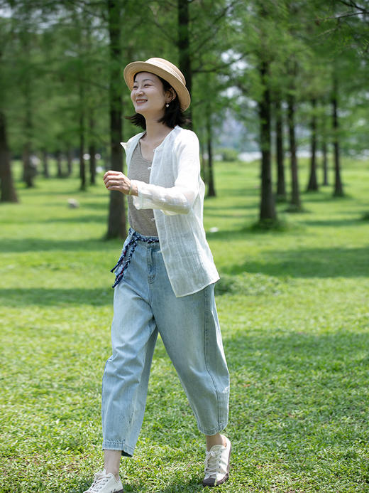 牧衣游牛仔阔腿裤----梦行云 商品图3