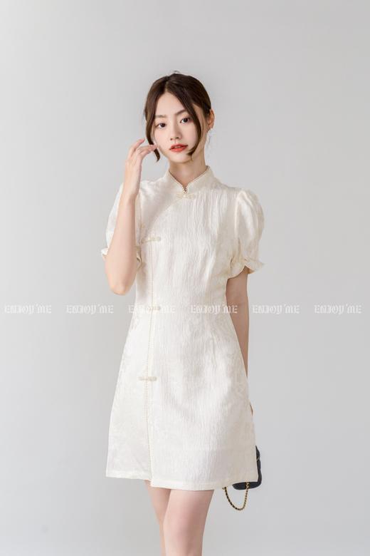 【门店同款】2023年夏季重工珍珠扣旗袍裙 150566851 商品图2