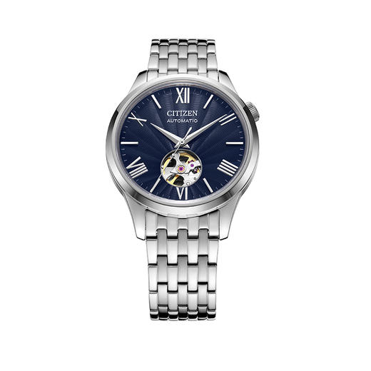 西铁城/CITIZEN经典商务休闲机械透底钢带男表NH9130-84L 商品图2