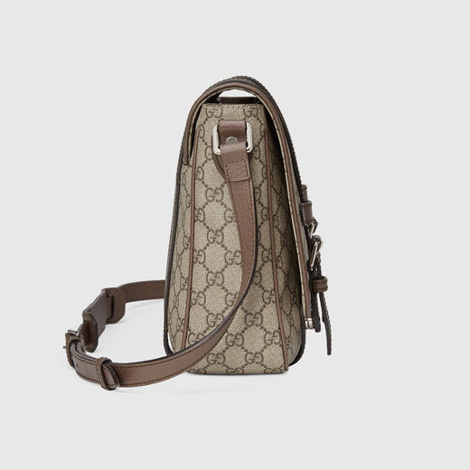 【一】GUCCI 古驰 男士 GG Supreme帆布单肩邮差包 混色 658542 K9GSN 8358 商品图1