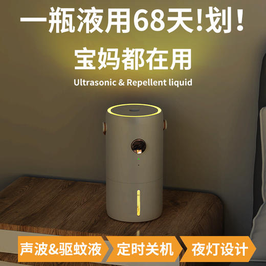 新款电子驱蚊器超声波灭蚊灯 商品图0