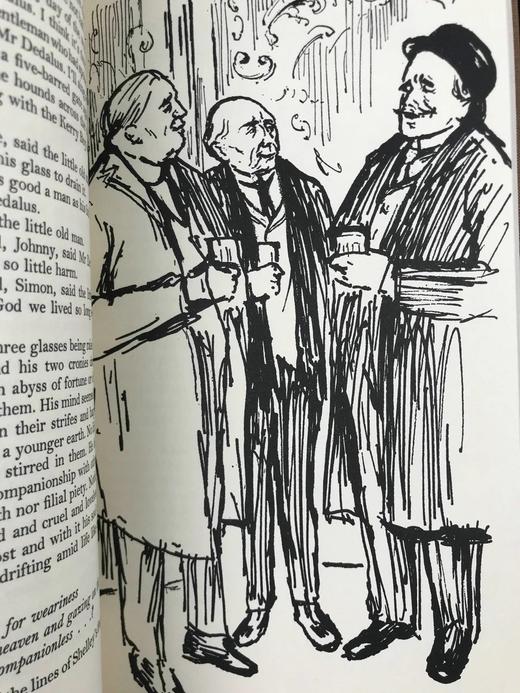 詹姆斯·乔伊斯《一个青年艺术家的肖像》 8幅插图 精装大32开 商品图9