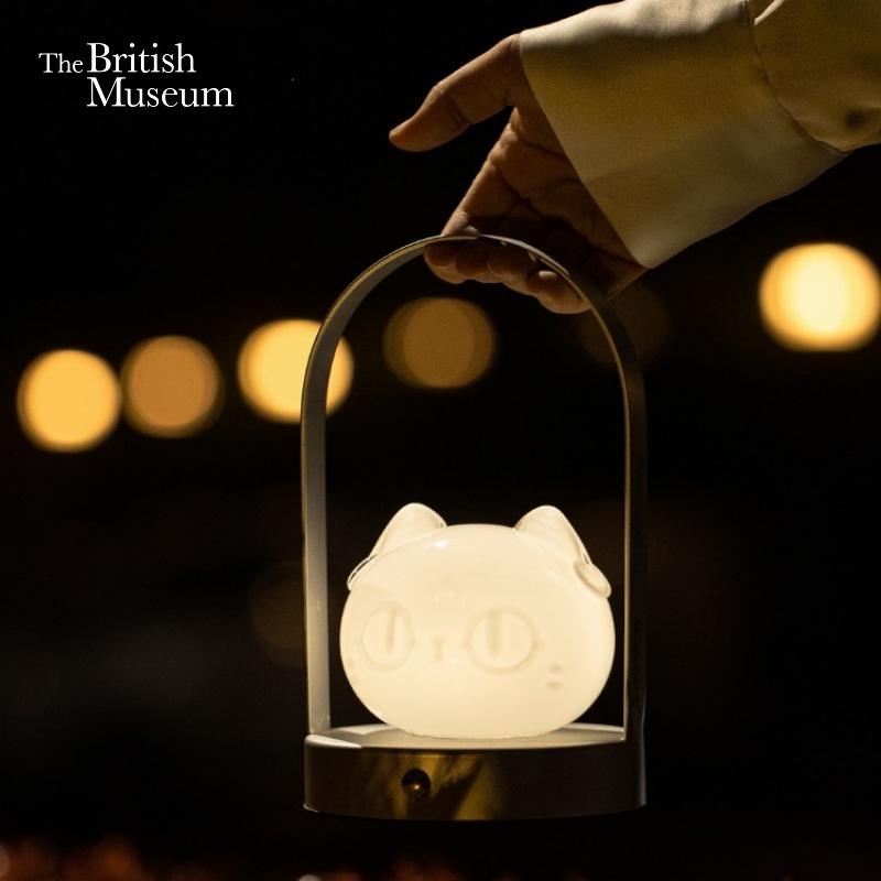 大英博物馆盖亚·安德森猫和她的朋友们系列 巴斯特萌猫可爱手提灯摆件