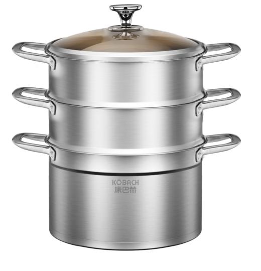 【团购展示】康巴赫鸿运满堂三层蒸锅套装KGN-Z28Y 商品图0