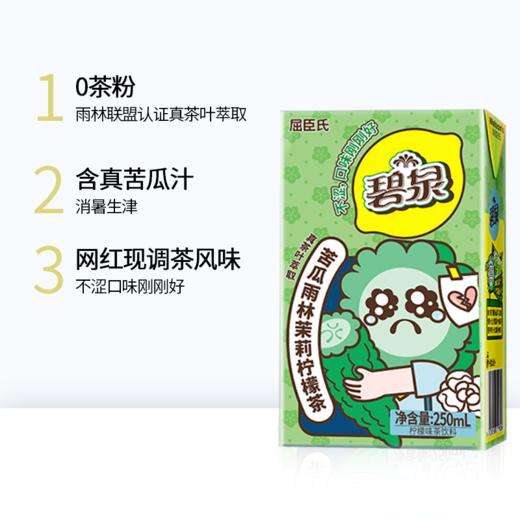 屈臣氏丨碧泉苦瓜雨林茉莉柠檬茶250mL*12 商品图4