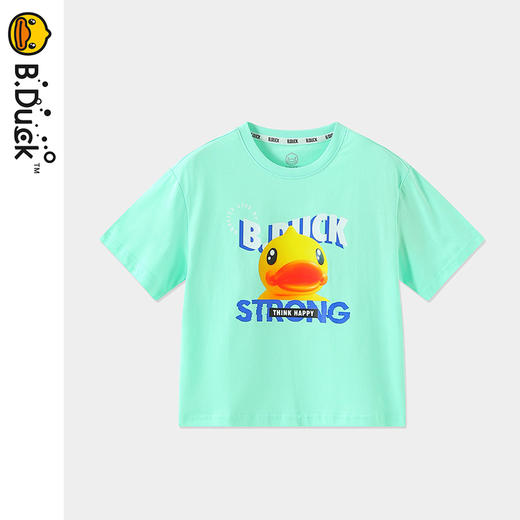 B.Duck小黄鸭童装夏季短袖T恤105-160 BF2402027 商品图3