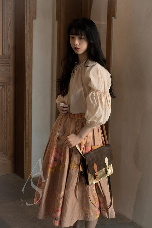 Paul Harnden  金棕拼色小号剑桥包 商品图1