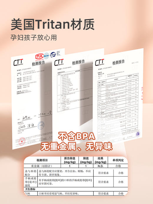 mideer弥鹿儿童吸管水杯大容量学生运动男女孩防摔随行高颜值杯子 商品图3