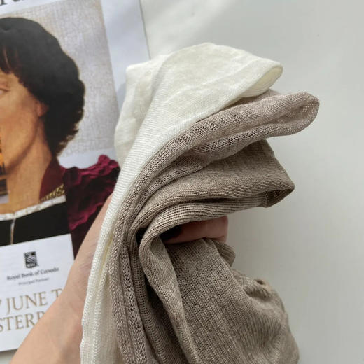 汉麻防晒袖套，夏季防晒袖薄款 透气凉感 纯麻感受自然 尽显气质，巨舒适，巨百搭 商品图2