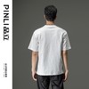 PINLI品立2023夏季新款纯棉男士体恤大象烫钻短袖T恤BG231111065 商品缩略图3
