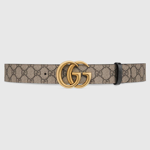 【一】GUCCI 古驰 女士GG带扣双面腰带 混色 659416 92TIC 9769 商品图0