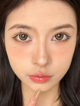 【半年抛】女团棕 Loveiikira | 大直径14.5，着色13.8 | 【同品牌多副更划算选款完整色板内】狗狗眼