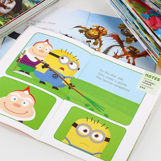 【双语】小彼恩点读书环球英语分级阅读套装56册4-12岁双语动画故事绘本小学英语词汇句型表达毛毛虫点读笔配套书 （不带笔） 商品图2