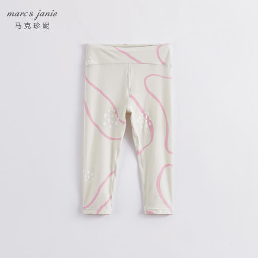 马克珍妮女童弹力运动瑜伽裤凉感防晒打底裤儿童裤子春装230578 商品图2