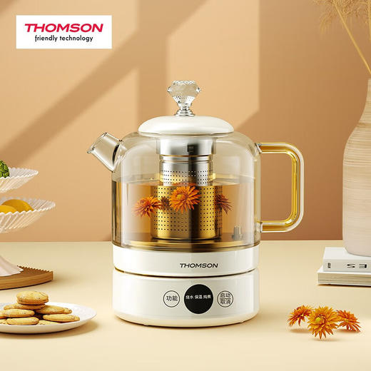 【直发】汤姆逊THOMSON-煮茶器0.9L（多功能）C-T0622 商品图0