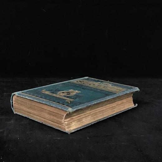 约19世纪后期 司各特诗集 约10幅版画插图 漆布精装32开 商品图1