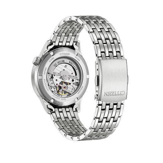 西铁城/CITIZEN经典商务休闲机械透底钢带男表NH9130-84L 商品图4