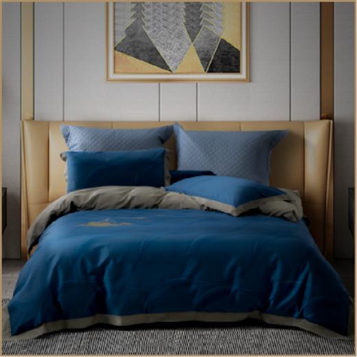 【团购展示】长绒棉抗菌四件套——月下轻歌 商品图0