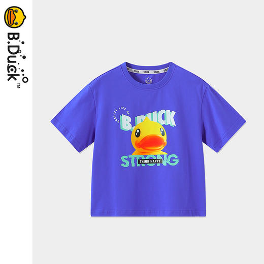 B.Duck小黄鸭童装夏季短袖T恤105-160 BF2402027 商品图4