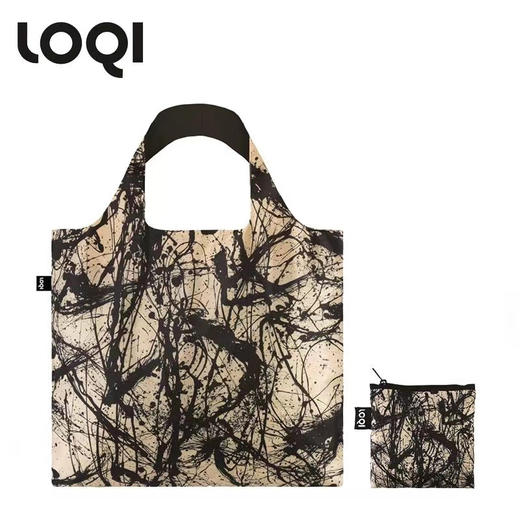 德国LOQI 博物馆系列 抽象画风景画合集 蒙德里安 夏加尔 万用环保袋 再生环保材料 单肩可折叠 旅行大容量 防泼水 超轻50g可承重40斤 商品图11