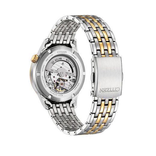 西铁城/CITIZEN经典商务休闲机械透底钢带男表NH9136-88A 商品图2