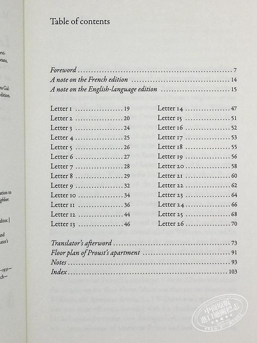 【中商原版】普鲁斯特：致邻居的信 英文原版 Letters to His Neighbor Marcel Proust 商品图4