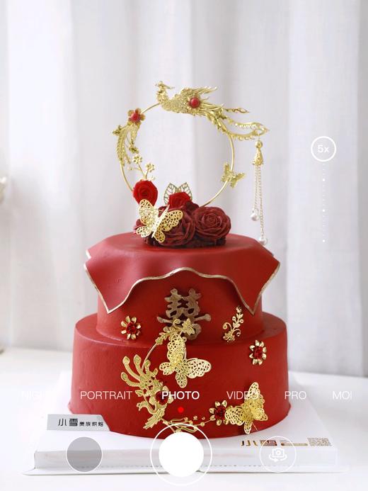 结婚|订婚|囍蛋糕（图片是8+6效果图，提前3天以上预定） 商品图2