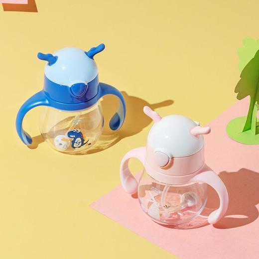 爱仕达 宝宝学饮杯 330ml 重力球奶瓶 Tritan材质 吸管磨牙儿童水杯RWP33B3Q 商品图1