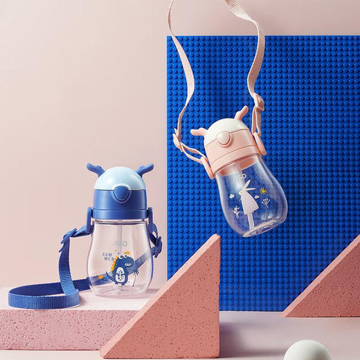 爱仕达 龙宝系列随身杯 480ml儿童吸管水杯 进口tritan材质杯子 RWP48B3Q 商品图1