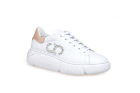 豪麟名鞋奥莱CESARE CASADEI女鞋时尚老爹鞋牛皮革C30225X粉色  原价5660元