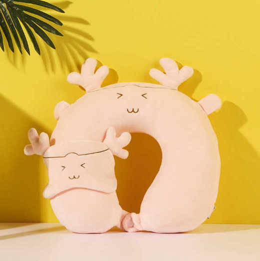 小鹿U型枕+眼罩 商品图0