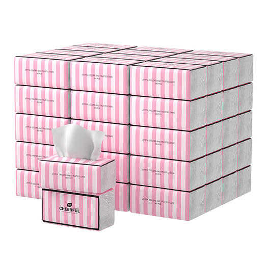 「20包装！加大360张」植护抽纸20大包整箱装 餐巾纸360张居家日用面巾纸4层纸抽清洁工具 商品图4