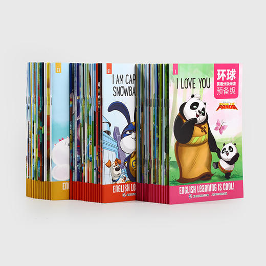 【双语】小彼恩点读书环球英语分级阅读套装56册4-12岁双语动画故事绘本小学英语词汇句型表达毛毛虫点读笔配套书 （不带笔） 商品图1