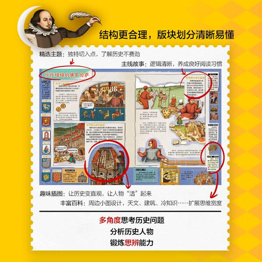 讲了100万次的人类故事 给孩子的人类简史百科 生僻字注音 大8开精装版 (王大庆) 商品图3